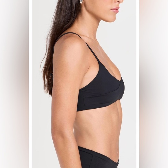 L*Space High Tide Bikini Top in Black - Picture 3 of 6